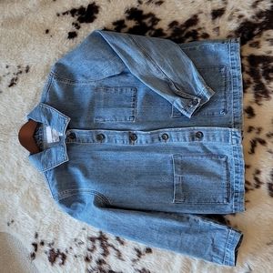 Old Navy Blue Denim chore barn Jacket